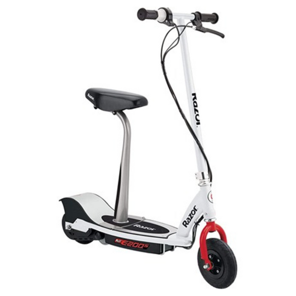 Razor E200S 12mph Electric Scooter For Kids (White)