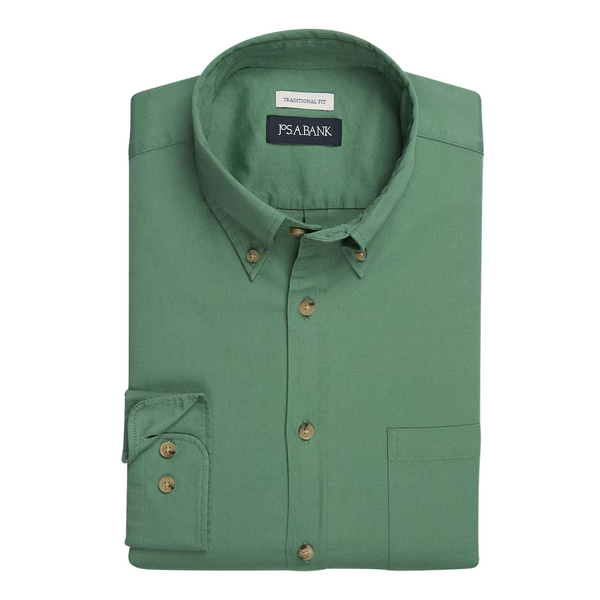 Jos. A. Bank Comfort Stretch Traditional Fit Twill Sportshirt