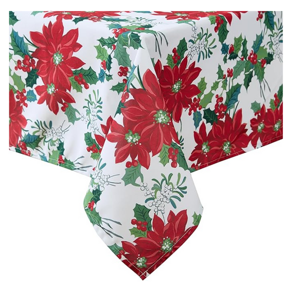 70" Wrinkle & Stain Resistant, Water Repellent Tablecloth