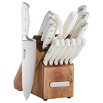 15-Piece Sabatier Forged Triple Rivet Stainless Steel Knife Block Set