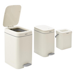 3-Pack Pukomc Bathroom Trash Can With Lid