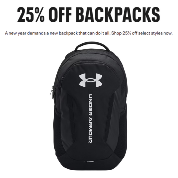 25% Off On Athlete-approved Backpacks At Under Armour