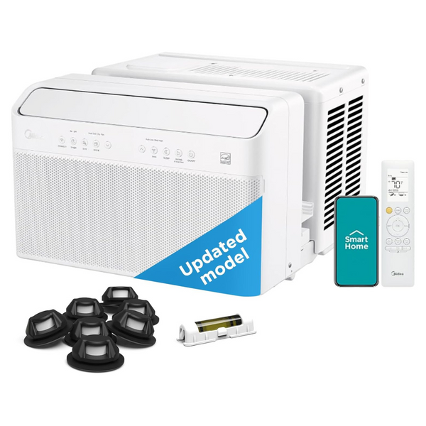 Midea MAW08V1QWT U-Shaped AC Window Air Conditioner