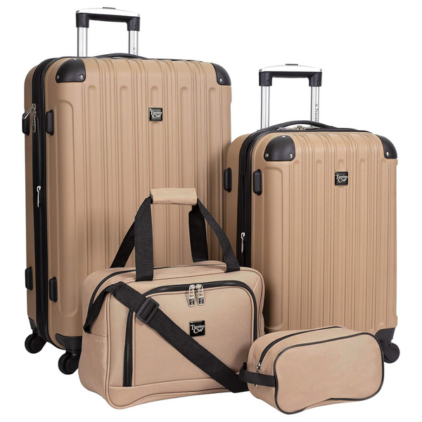 4-Piece Travelers Club Midtown Hardside Luggage Set