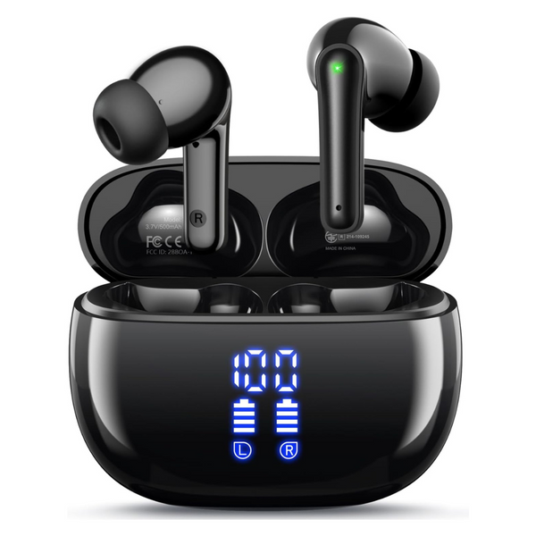Huifu IPX7 Waterproof Wireless Earbuds With 40 Hours Long Playtime
