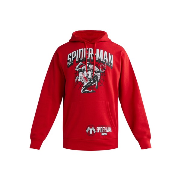 Spider-Man Mens Dark Suited Graphic Hoodie (Various Sizes)