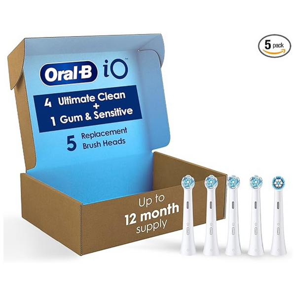 5-Count Oral-B iO Ultimate Clean Replacement Brush Heads