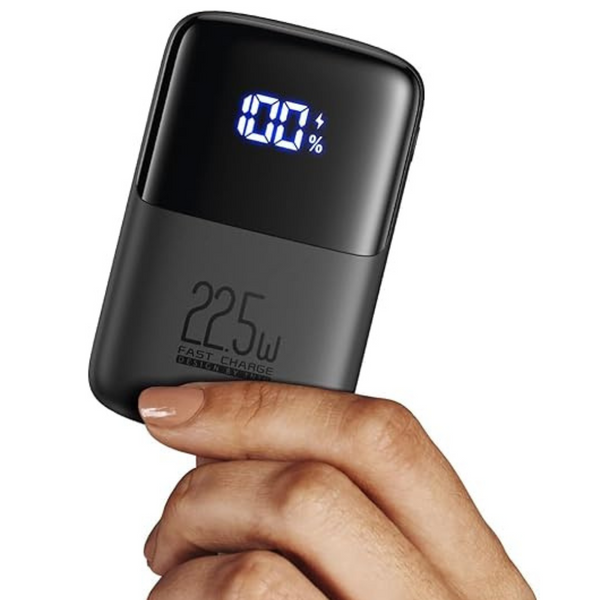 INIU 10000mAh 22.5W 3-Ports USB-C Portable Power Bank