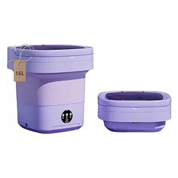 GRINCHAT 16L Portable Mini Washing Machine (Purple)