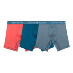 3-Pack Fruit of the Loom Men's Getaway Boxer Briefs