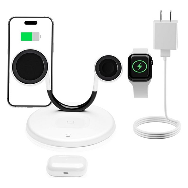 SMILE STATION 3-in-1 MagSafe Magnetic Wireless Charger