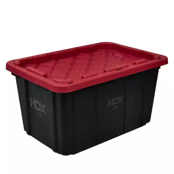 HDX 27 Gallon Tough Storage Tote