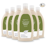 6-Pack Amazon Basics Daily Oatmeal Body Lotion and Moisturizer