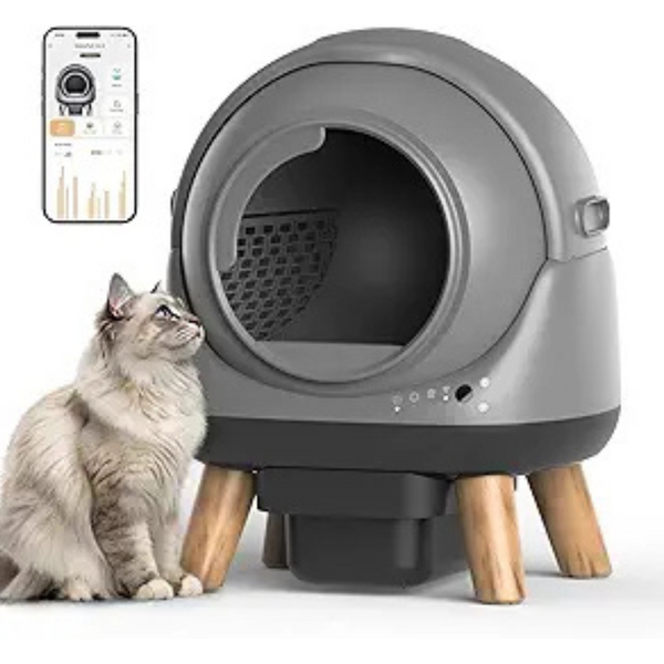 Coziley Self Cleaning Cat Litter Box w/ App Control & Health Monitoring