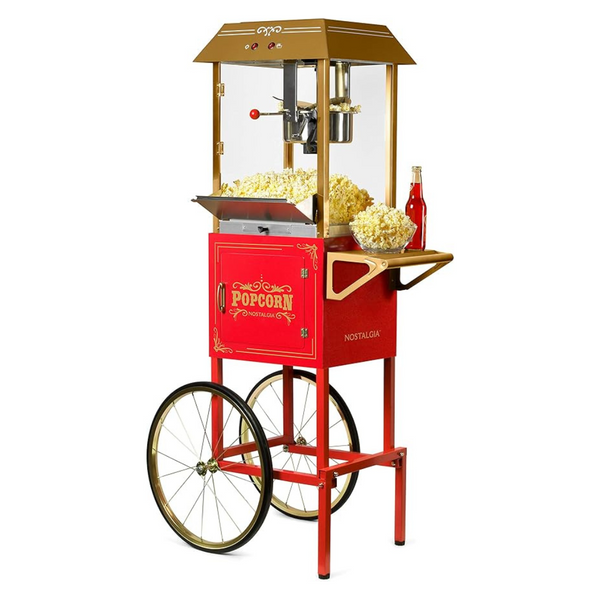 Nostalgia 59" 10 oz. Kettle Popcorn Machine with Professional Cart