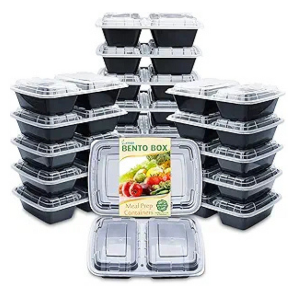 20-Pack Enther Meal Prep Containers (32 oz) With Lids