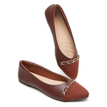 Women's Comfortable Crimping Faux Suede Ballet Flats