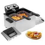Vexon 1800W 5 L Large Electric Deep Fryer with 3 Frying Baskets