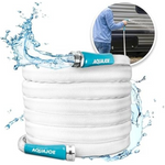 Aqua Joe 50ft Expandable RV Hose w/Flexible Fiber Jacket