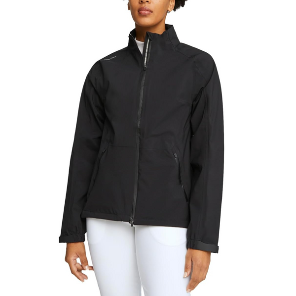 PUMA Women's DRYLBL Golf Rain Jacket (XX-Large, Black)