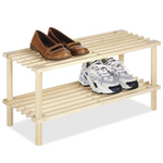 Whitmor 2 Tier Wood Household Shelves