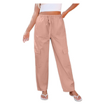Women's High Waisted Pull On Pants