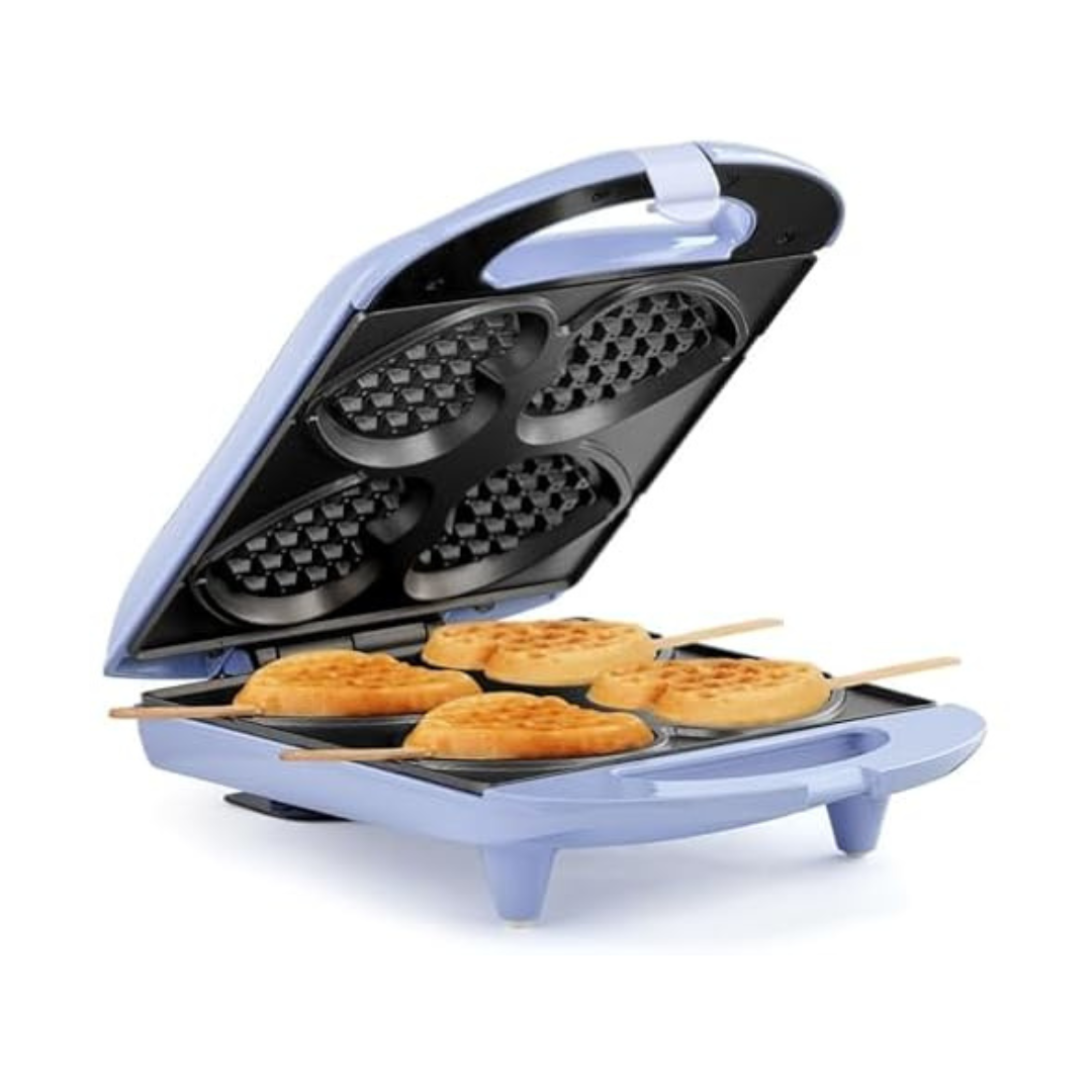 Holstein Housewares 4-Section Heart Shaped Non-Stick Waffle Maker