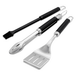 3-Piece Weber Precision Stainless Steel Grilling Tool Set