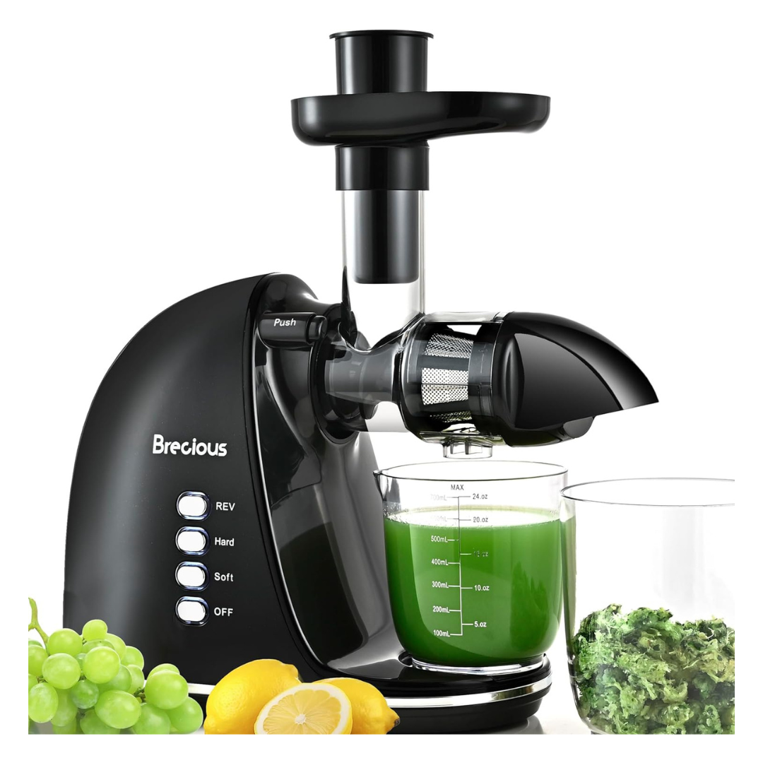 BRECIOUS ZM1506 Slow Masticating Cold Press Juicer