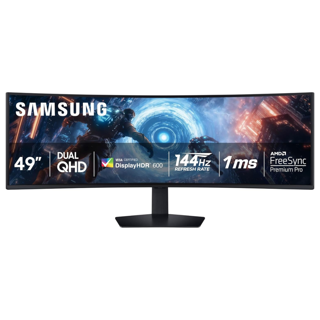 Samsung Odyssey G9 49" Curved 144Hz 1ms HDR VA Freesync Gaming Monitor