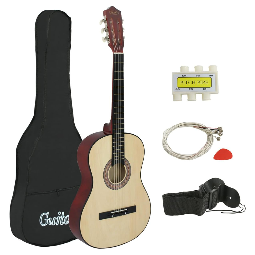 6-String 38 Inch Acoustic Guitar Starter Kit