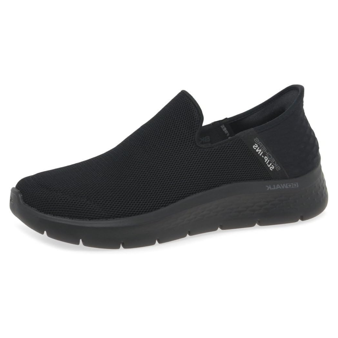 Skechers Men's Go Walk Flex Slip-ins Casual Walking Shoes (Black)