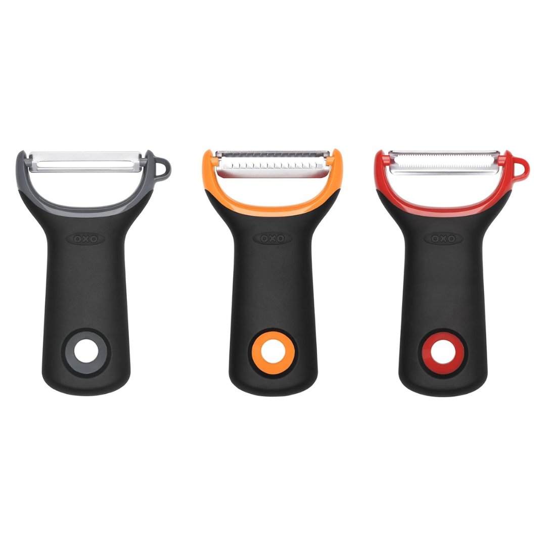3-Piece OXO Good Grips Y-Prep Peeler Set