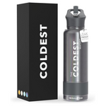 40-Oz Coldest Stainless Steel Vacuum Insulated Water Bottle w/ Straw Lid