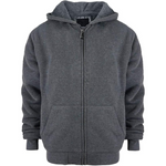 Boys Zip Up Sherpa Lined Fleeced Hoodies Sweatshirts