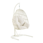 Mainstays Wicker Outdoor Patio Hanging Egg Chair
