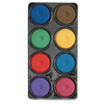 Colorations 8-Colors Tropical Tempera Paint Cake Tray