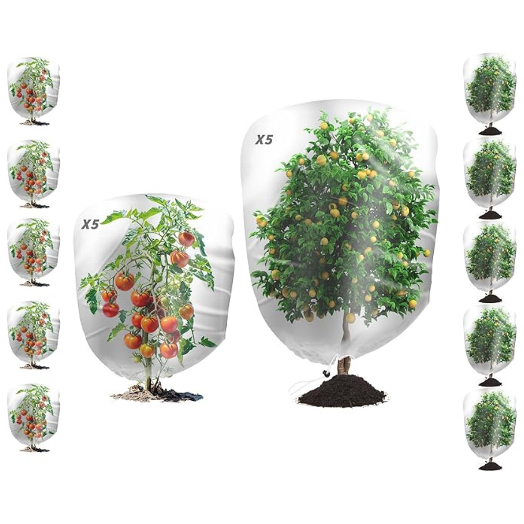 10-Piece Garden Netting Plant Covers