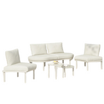 6-Piece Patio Wicker Outdoor Sectional Set With Cushions