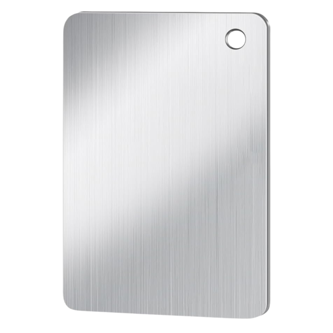 100% Titanium Double-Sided Cutting Boards (12" L x 8" W x 1" Th)