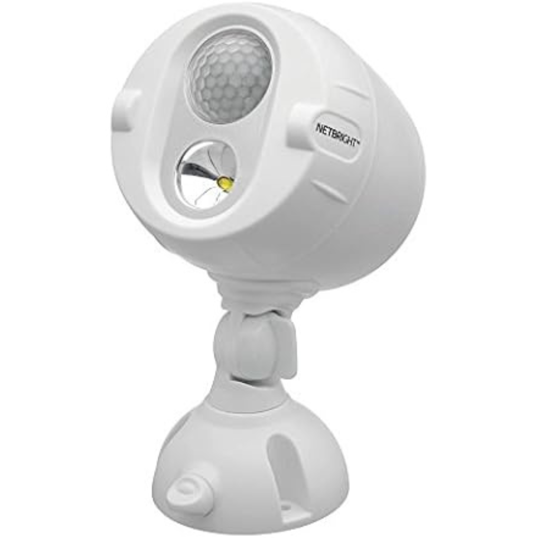 2-Pack Networked LED Wireless Motion Sensing Spotlight System