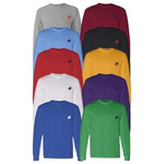4-Pack Men's Cotton Long Sleeve T-Shirts (Various Colors)