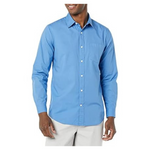 Amazon Essentials Men's Slim-Fit Stretch Poplin Shirt