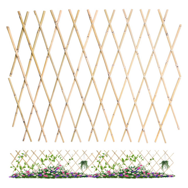 48" x 72" Jollybower Expandable Bamboo Trellis