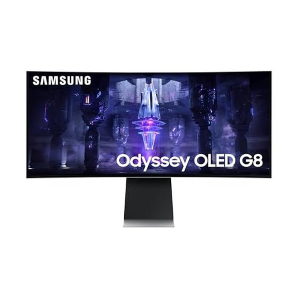 Samsung Odyssey G8 34" Curved WQHD 175Hz 0.1ms Smart QD-OLED FreeSync Gaming Monitor