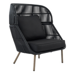 Better Homes & Gardens Tarren Wicker Outdoor Accent Chair (Black)