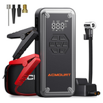 Acmount 5000A 12V 26800mAh Battery Jump Starter W/ 150PSI Air Compressor