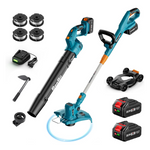 3-in-1 Cordless Electric Trimmer & Leaf Blower Combo Kit