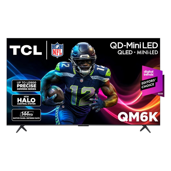 65" TCL QM6K 4K Ultra HDR Smart QD-Mini LED Google TV