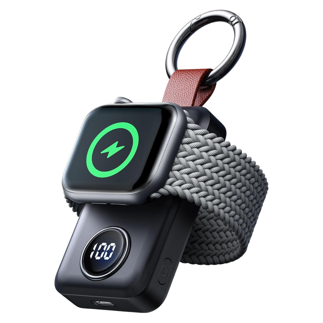 2000mAh Joyroom Wireless Charger With Keychain For Apple Watches (3 Colors)